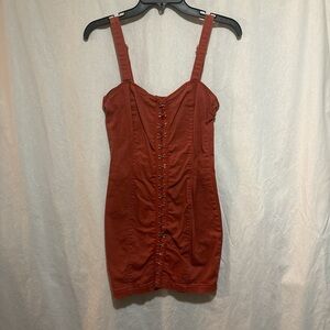Forever 21 Rust Red Sleeveless Dress